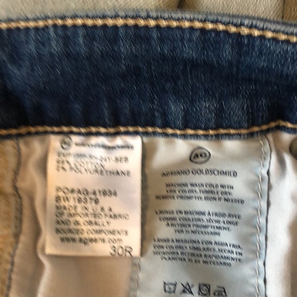 RARE AG “AG-ED” FARRAH SKINNY ANKLE IN 24 SEABIRD WASH - Picture 7 of 11